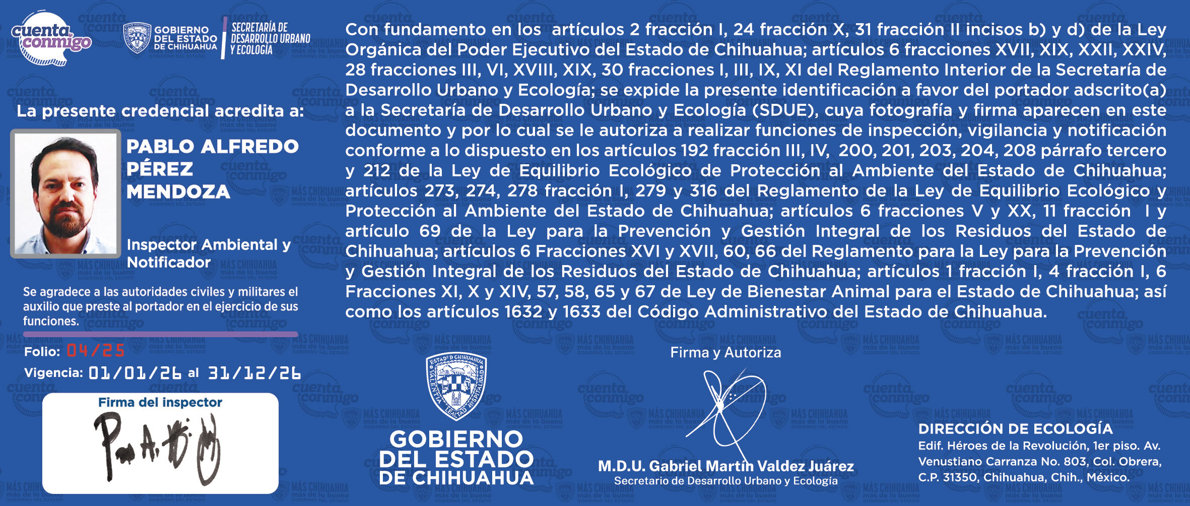 Pablo Alfredo Pérez Mendoza