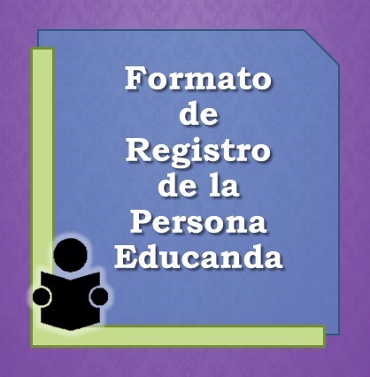 Formato de Registro de Persona Educanda
