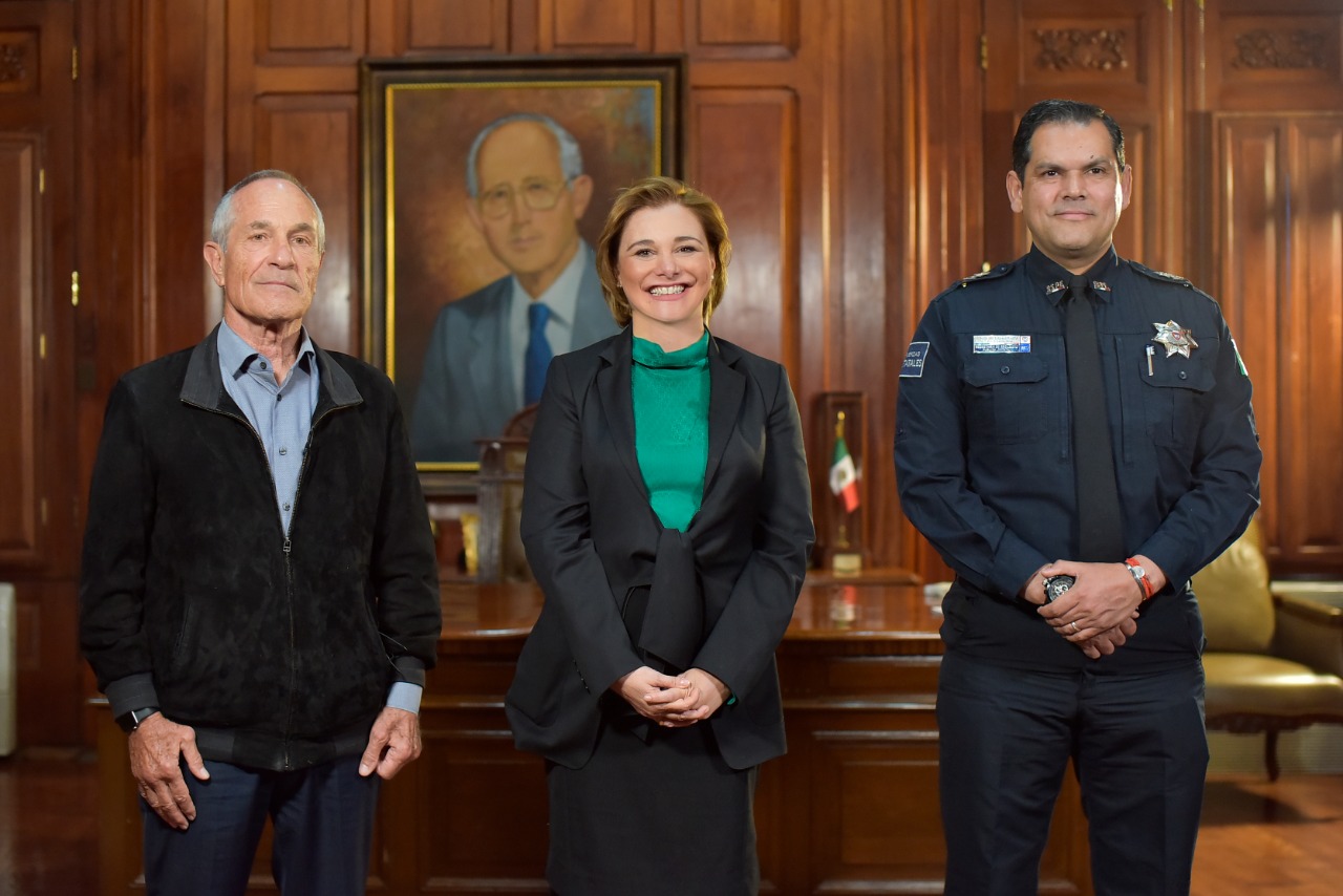 • Recibe Gobernadora a Alain Bersin en el despacho de la jefa del Ejecutivo