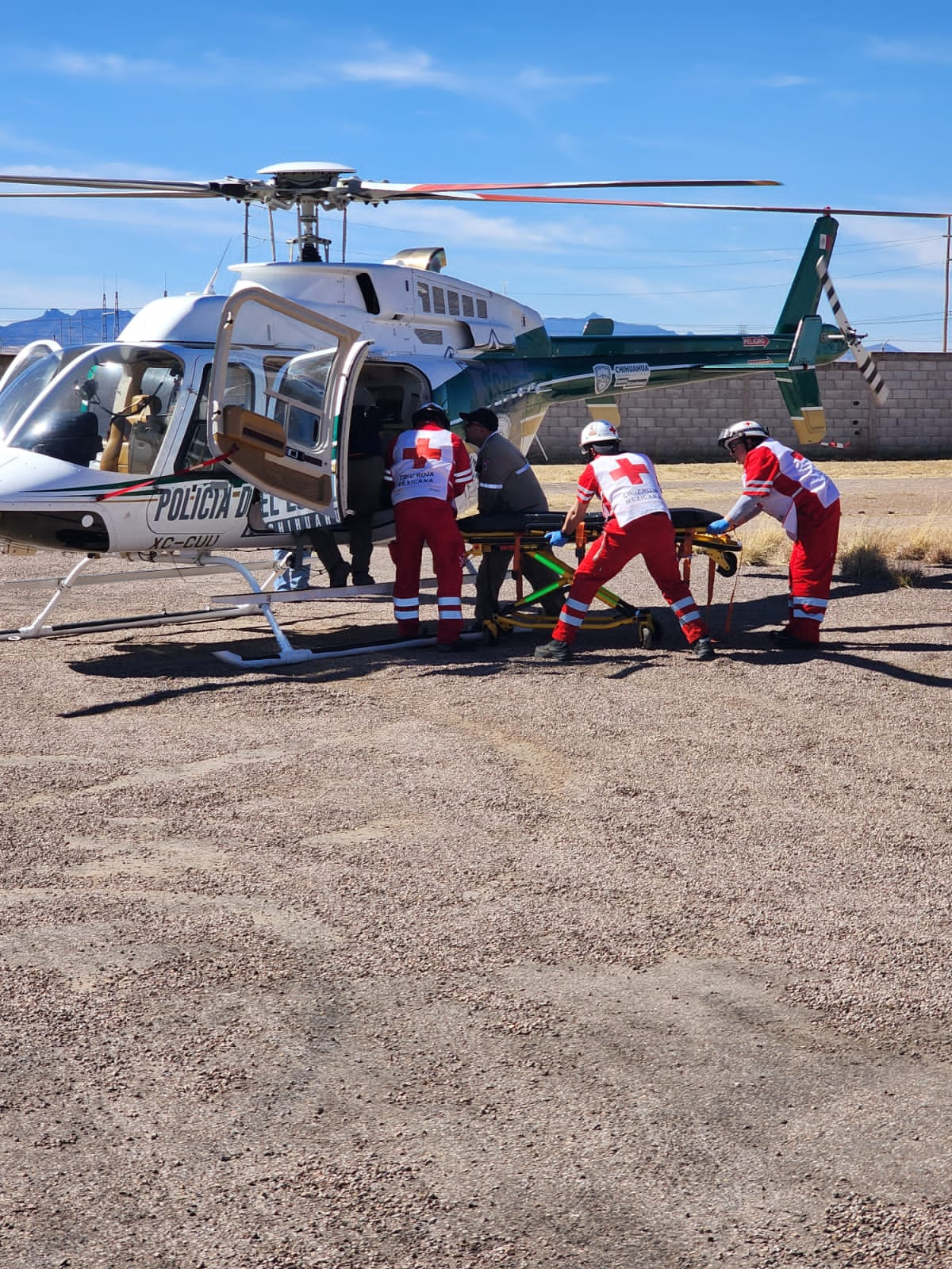 Apoyó SSPE con helicóptero Águila 2 y más de 100 elementos en 