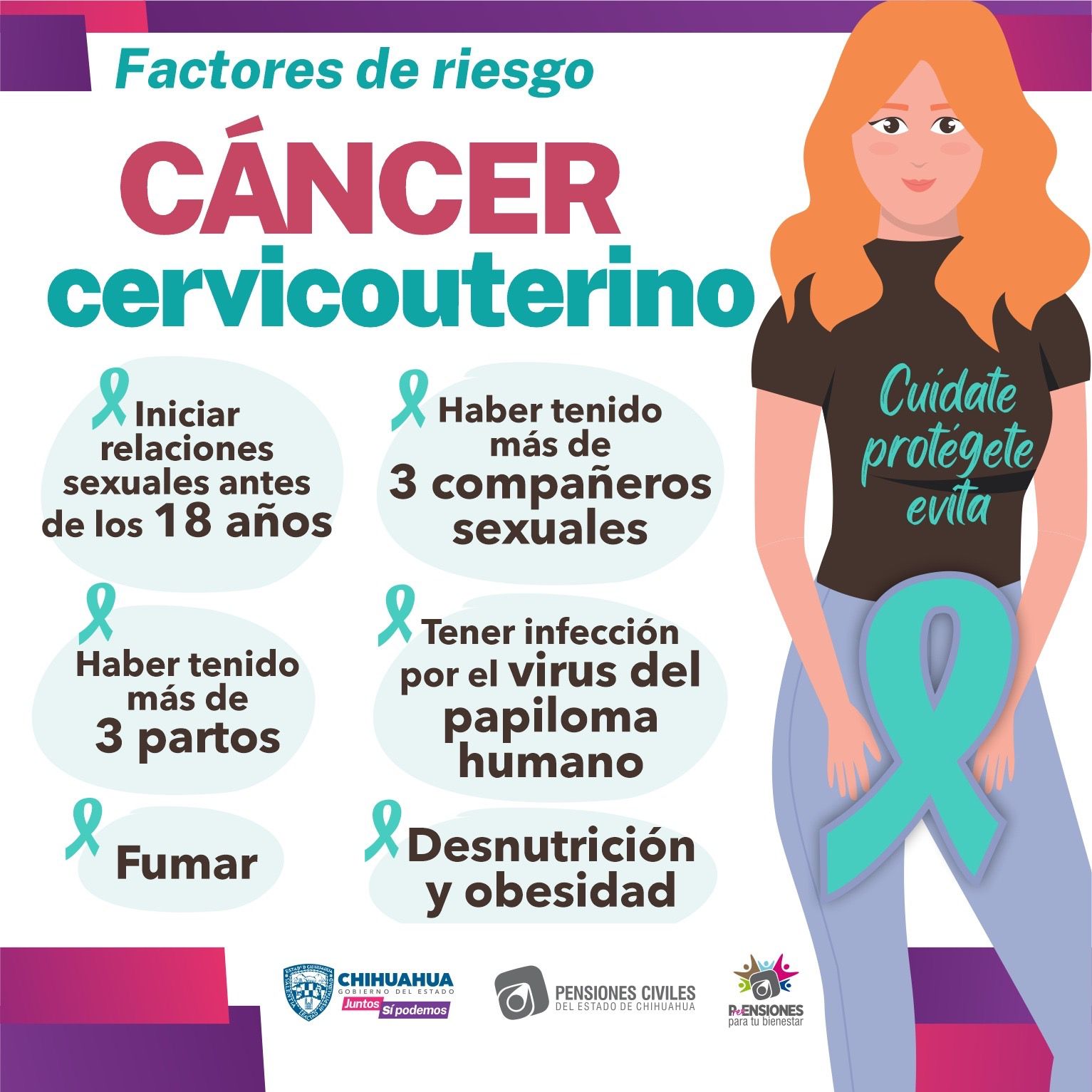 Invita Pensiones Civiles A Mujeres A Detectar Y Prevenir El Cáncer Cervicouterino Portal 6349