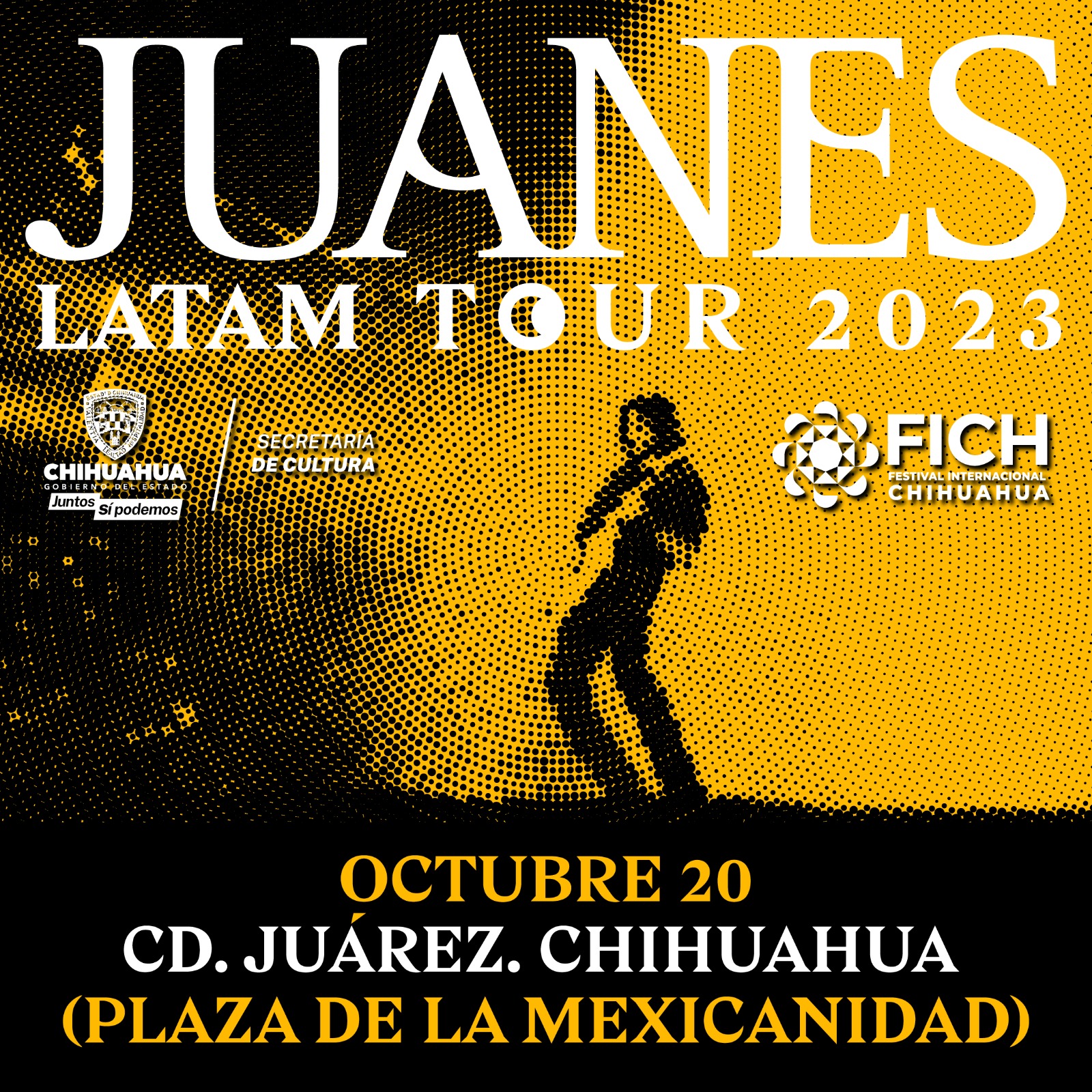 Se presenta Juanes por primera vez en Ciudad Juárez en el Festival  Internacional Chihuahua | Portal Gubernamental del Estado de Chihuahua