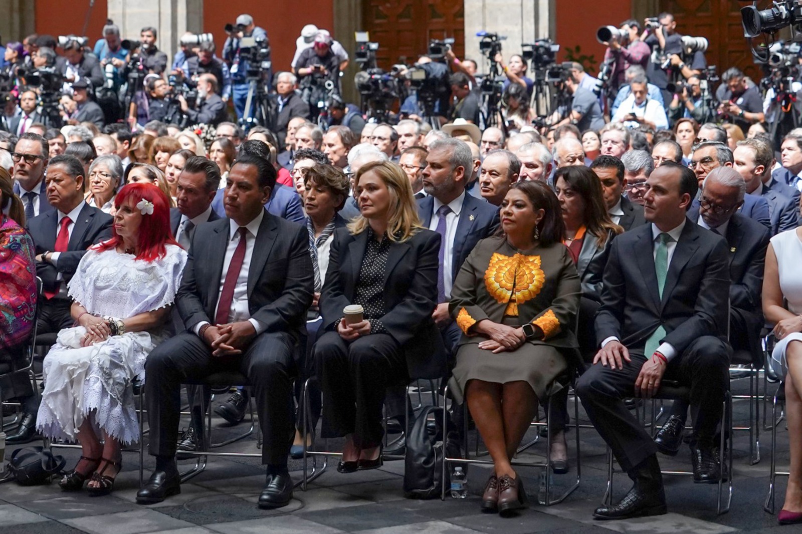 Maru Campos asiste a primer informe de Gobierno de la presidenta ...
