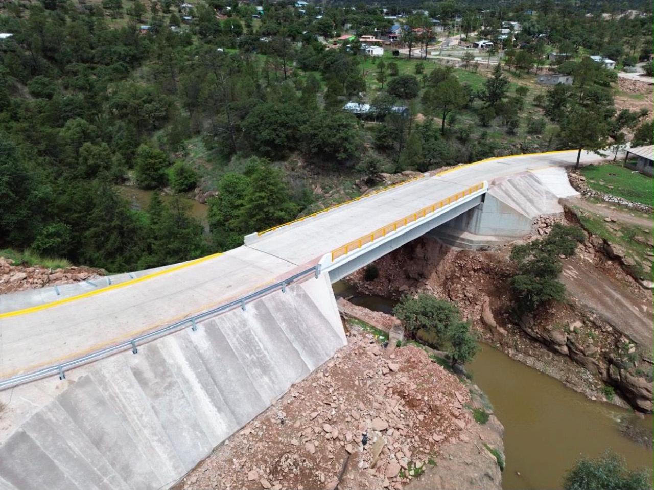 La nueva infraestructura mejorará la conectividad entre los poblados de Bahuichivo, Cuiteco y Cerocahui, municipio de Urique