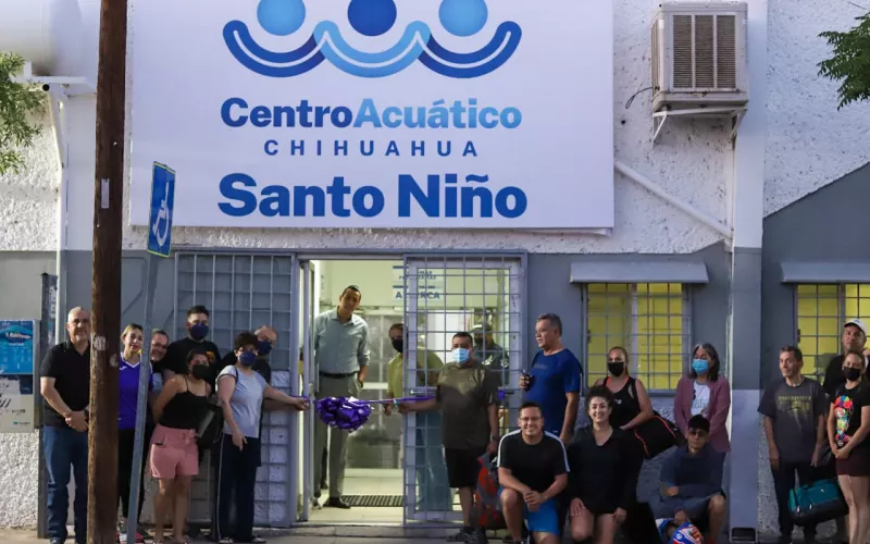 Después de casi 4 años de permanecer cerrada reinician actividades en la  alberca Santo Niño | Portal Gubernamental del Estado de Chihuahua