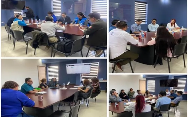 C0101. Reunión de presentación de protocolo de acción para la detección de VBG. Encuentro con el Director de Movilidad Humana de la Secretaría de Relaciones Exteriores, ACNUR y Salud Estatal. Encuentro con las Oficinas de Terreno del Sistema de Naciones Unidas en Chihuahua y el Instituto Nacional de Migración.