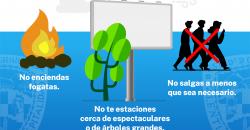 -	Ante estas condiciones previstas, la CEPC pide a la población a tomar medidas preventivas con el fin de evitar accidentes